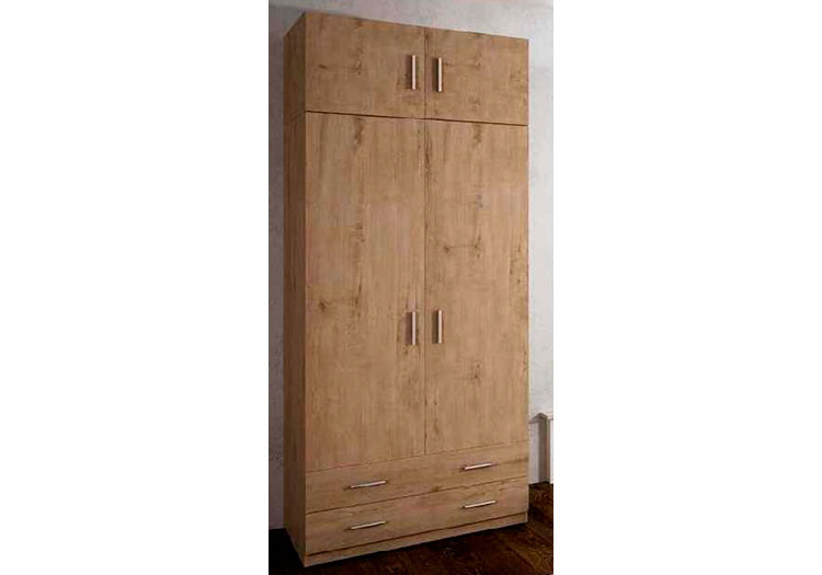 Armario 2 Puertas y 2 Cajones