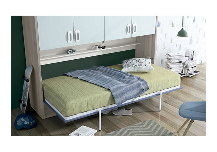 Cama Abatible con Armario