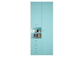 Armario 2 Puertas / 4 Cajones