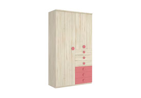 Armario 2 Puertas / 6 Cajones