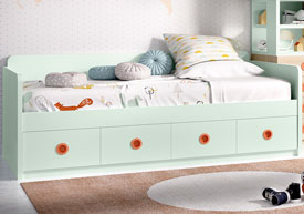 Cama Nido con 4 Contenedores