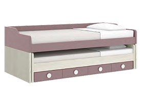 Compacto Cama Despl. + 4 Cajones