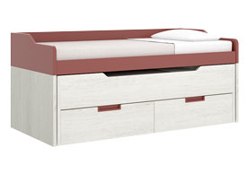 Compacto Cama Oculta y 2 Caj.