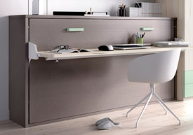 Cama Abatible Horiz. con Escritorio