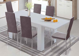 Conjunto Mesa Ext. + 6 Sillas