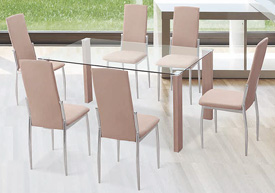 Conjunto Mesa y 6 Sillas