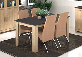 Conjunto Mesa Comedor y 4 Sillas