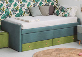Compacto Cama Tapizado