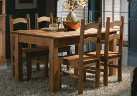 Conjunto Mesa Comedor + 4 Sillas