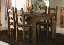 Conjunto Mesa Comedor + 4 Sillas