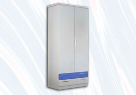 Armario 2 Puertas y 2 Cajones