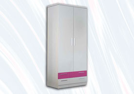 Armario 2 Puertas y 2 Cajones