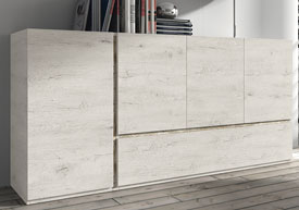 Aparador 4 Puertas / 1 Cajn