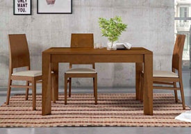 Conjunto Mesa Ext. + 4 Sillas