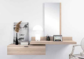 Recibidor con espejo