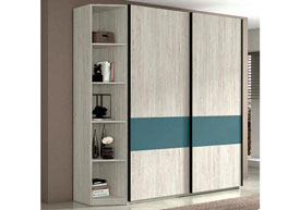 Armario Puertas Correderas con Terminal estantes