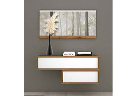 Recibidor con espejo