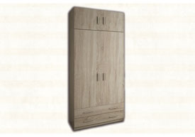 Armario 2 Puertas y 2 Cajones