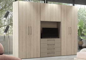 Armario 6 Puertas y 4 Cajones