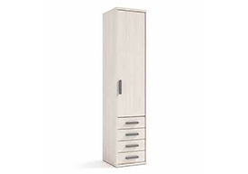 Armario 1 Puerta / 4 Cajones