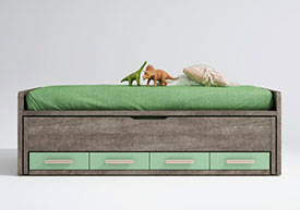 Compacto Cama Desplaz. + 4/Caj.