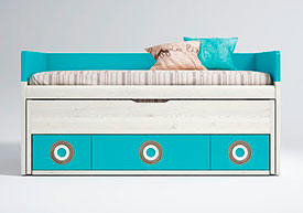 Compacto Cama Desplaz. + 3/Caj.