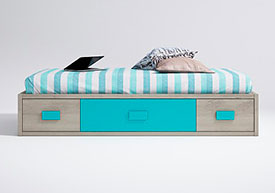 Cama Nido con 3 Cajones