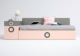 Cama Modular con Arrastre