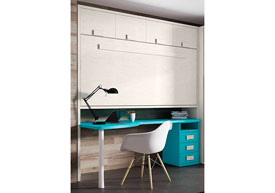 Litera Cama Horizontal + Escritorio