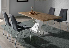 Conjunto Mesa Comedor + 4 Sillas