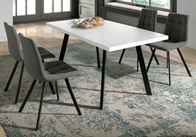 Conjunto Mesa Comedor Ext. + 4 Sillas