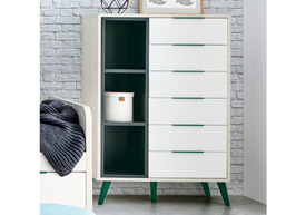 Cómoda 6 Cajones /3 Huecos