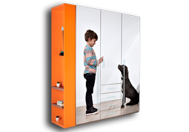 Armario 3 P./4 C. con Estantes