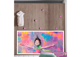 Cama Horizontal con Armario