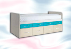 Compacto (45) 4 Cajones + 4 Contenedores