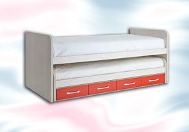 Compacto (45) Cama Desplazable + 4 Cajones