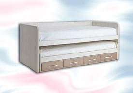 Compacto (45) Cama Desplazable + 4 Cajones