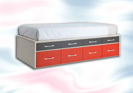 Compacto (45) 4 Cajones + 4 Contenedores